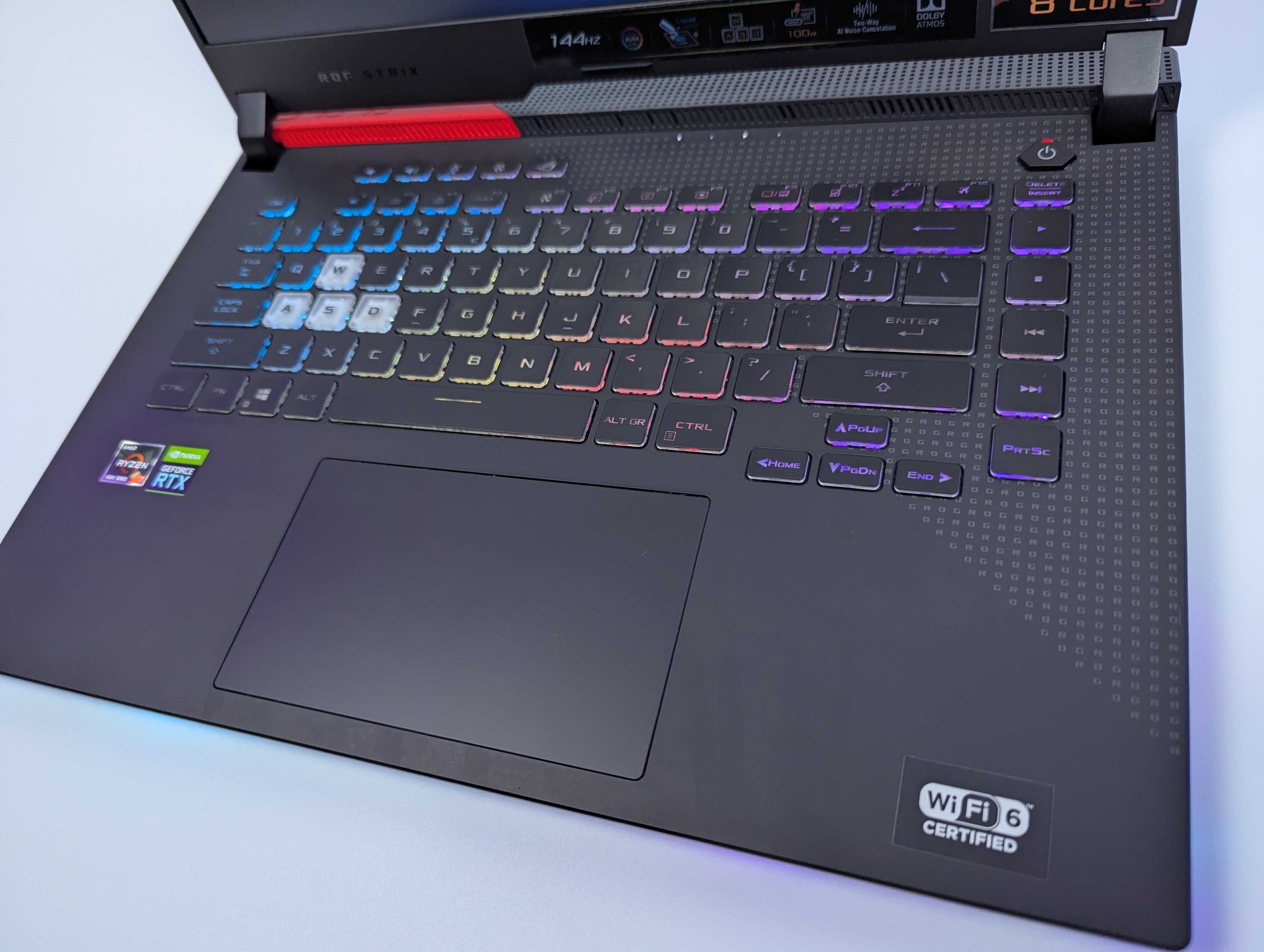LAPTOP GAMINGOWY Asus ROG Strix RTX 3050 Ryzen 7 4800H 144hz
