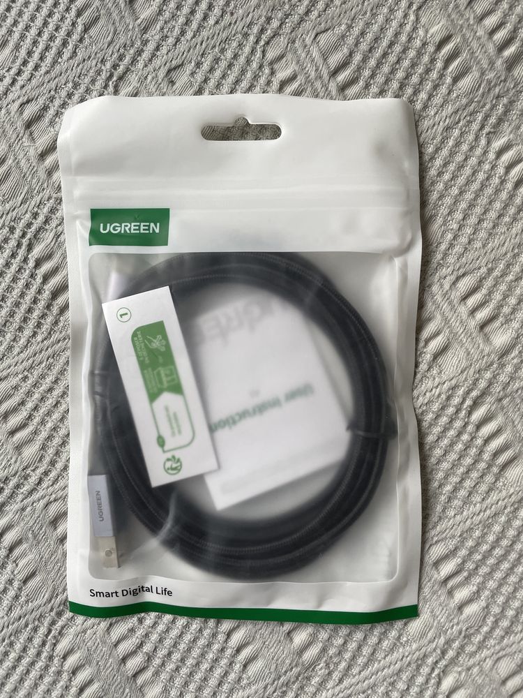 Кабель Ugreen USB-C to USB type B 2.0 Printer Cable