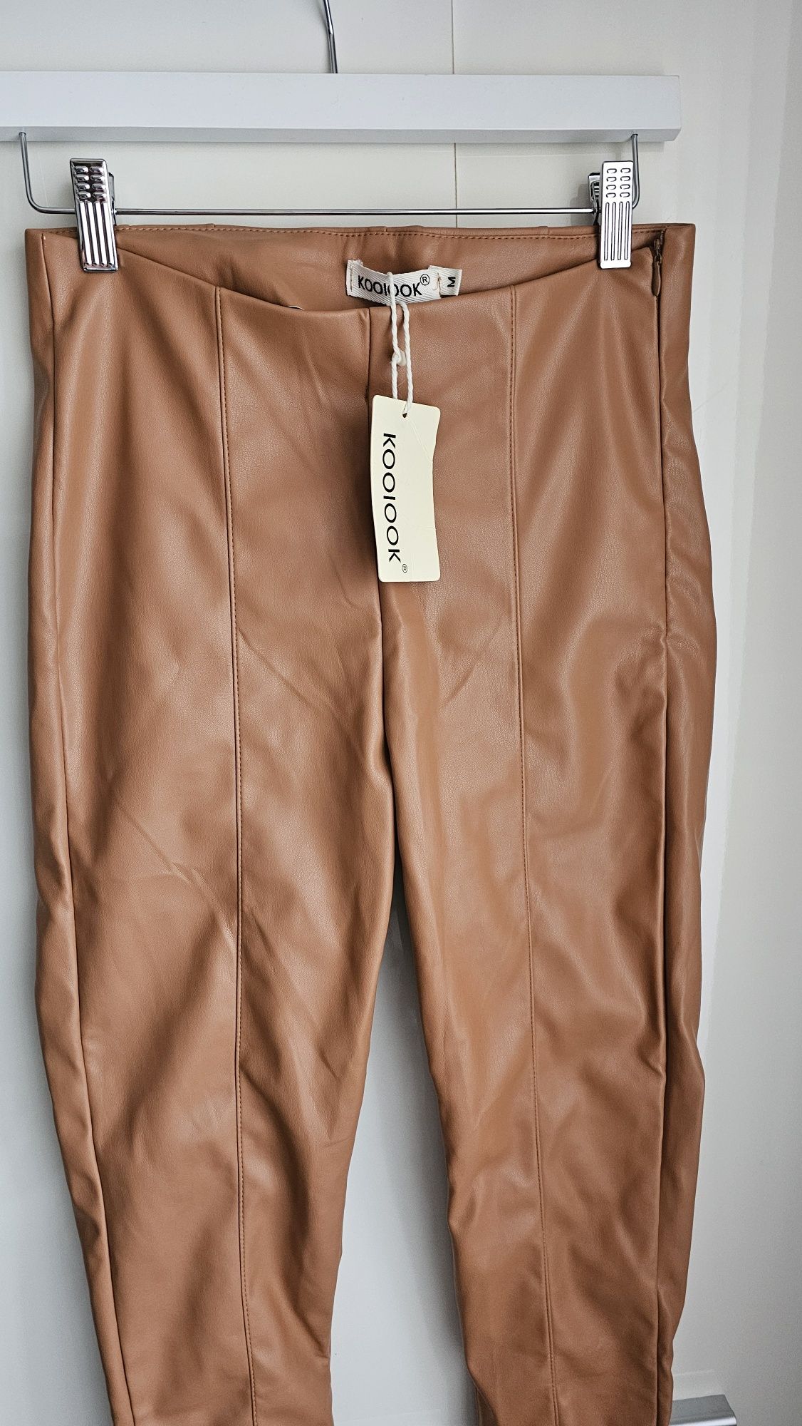 Spodnie skórki camel r.S/M Koolook