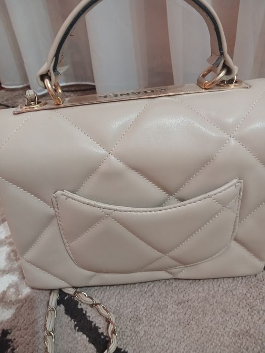 Сумочка жіноча світло бежева