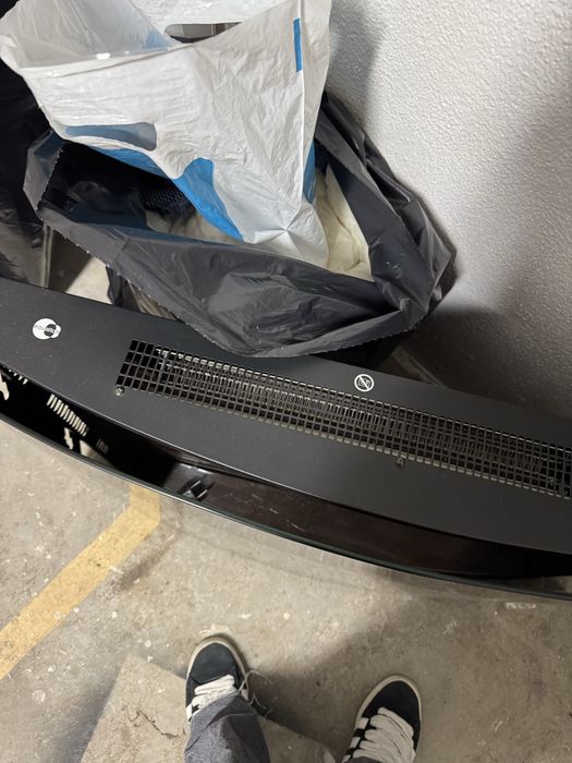 Lareira eletrica de parede