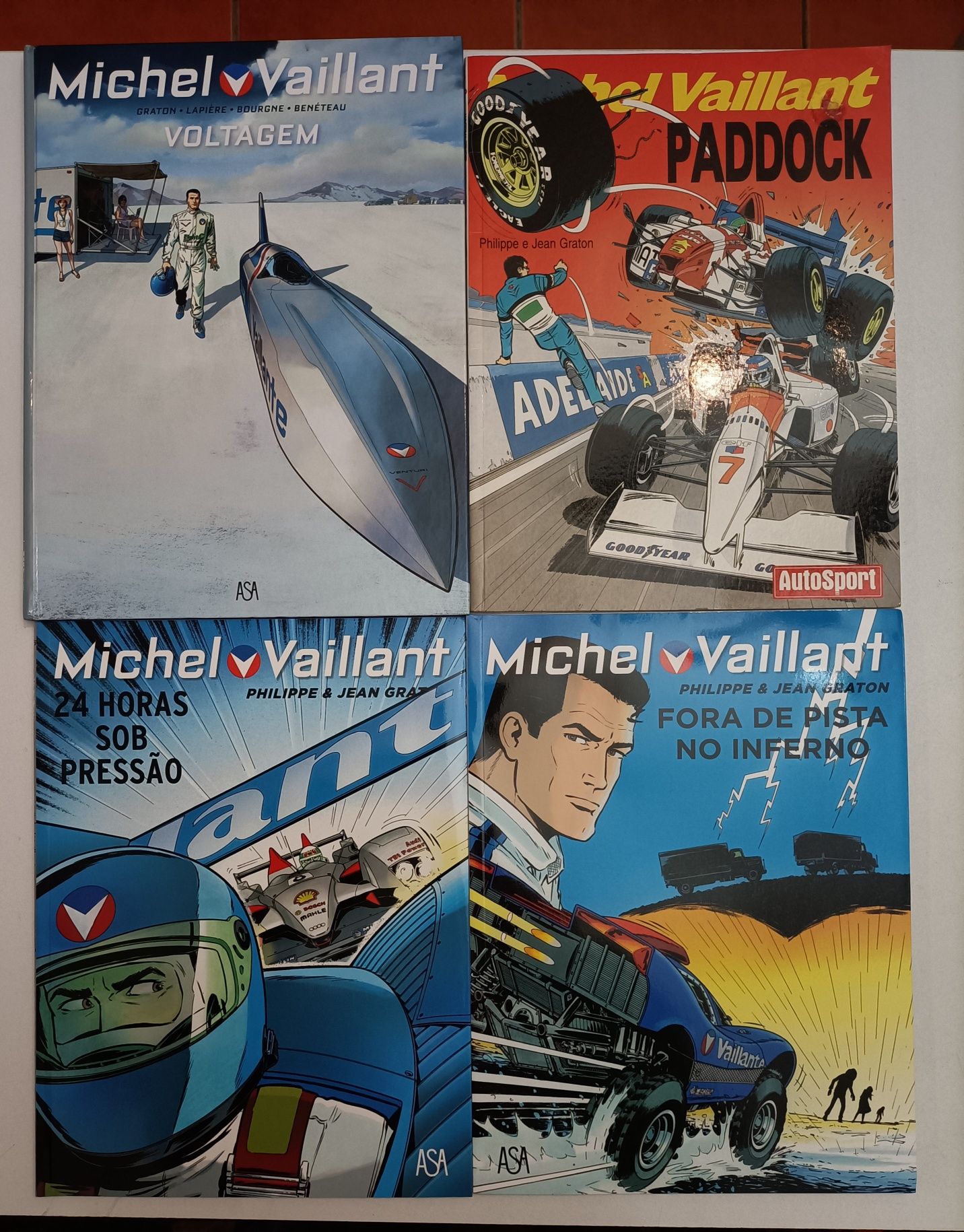 73 Livros Michel Vaillant desde 1977 de Coleções e Editoras diferente