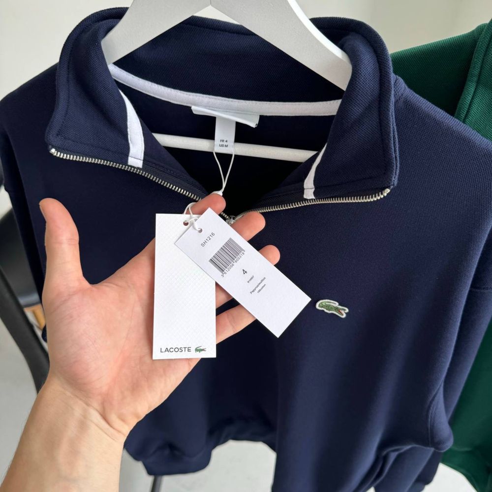 кофта Lacoste Half Zip Cotton