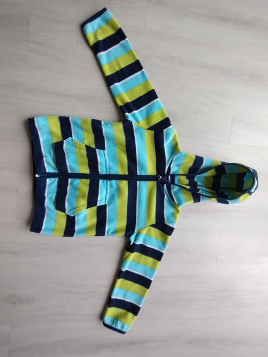 Bluza z polaru z kapturem - rozmiar 98/104