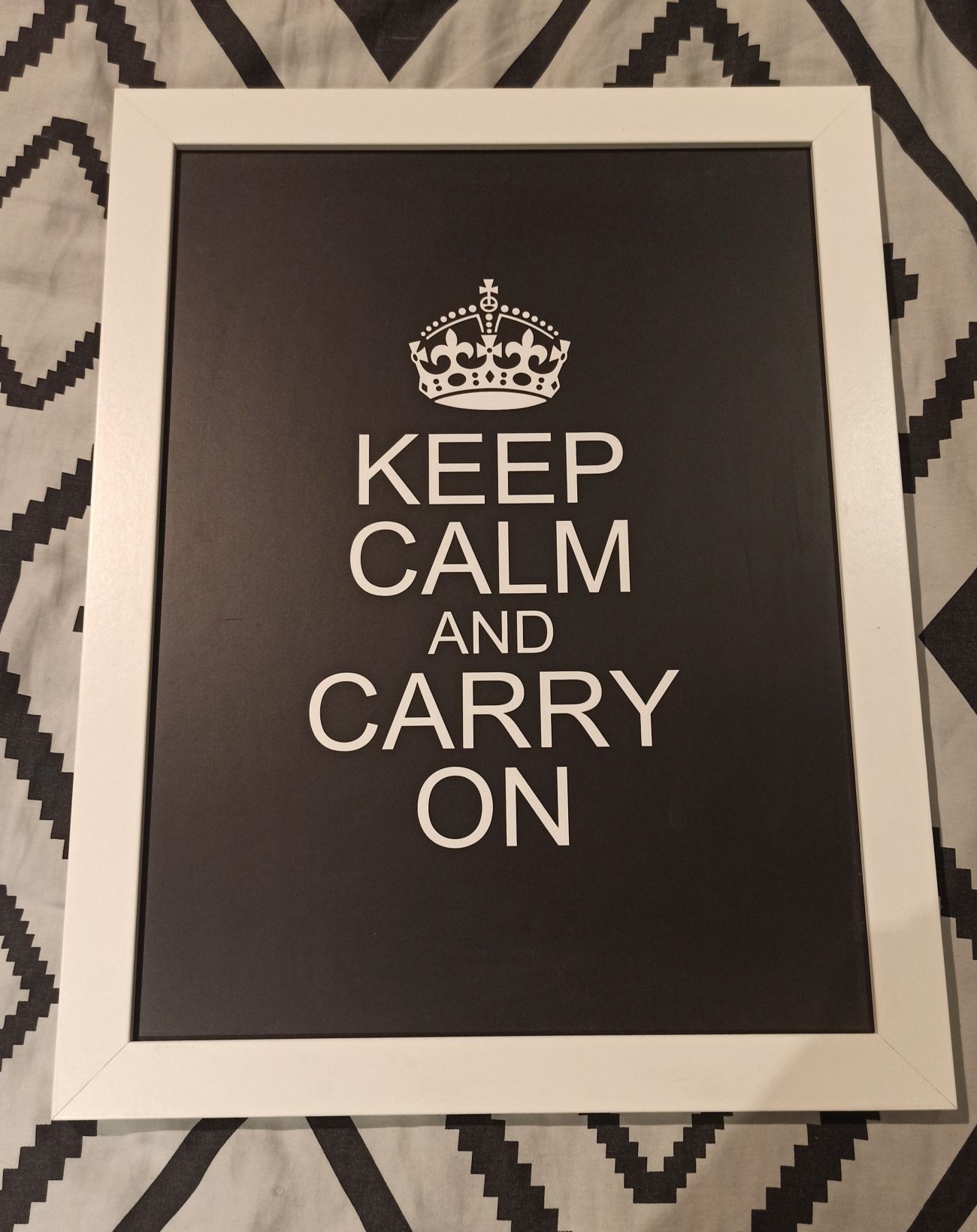 Obrazek grafika na ścianę z serii Keep calm