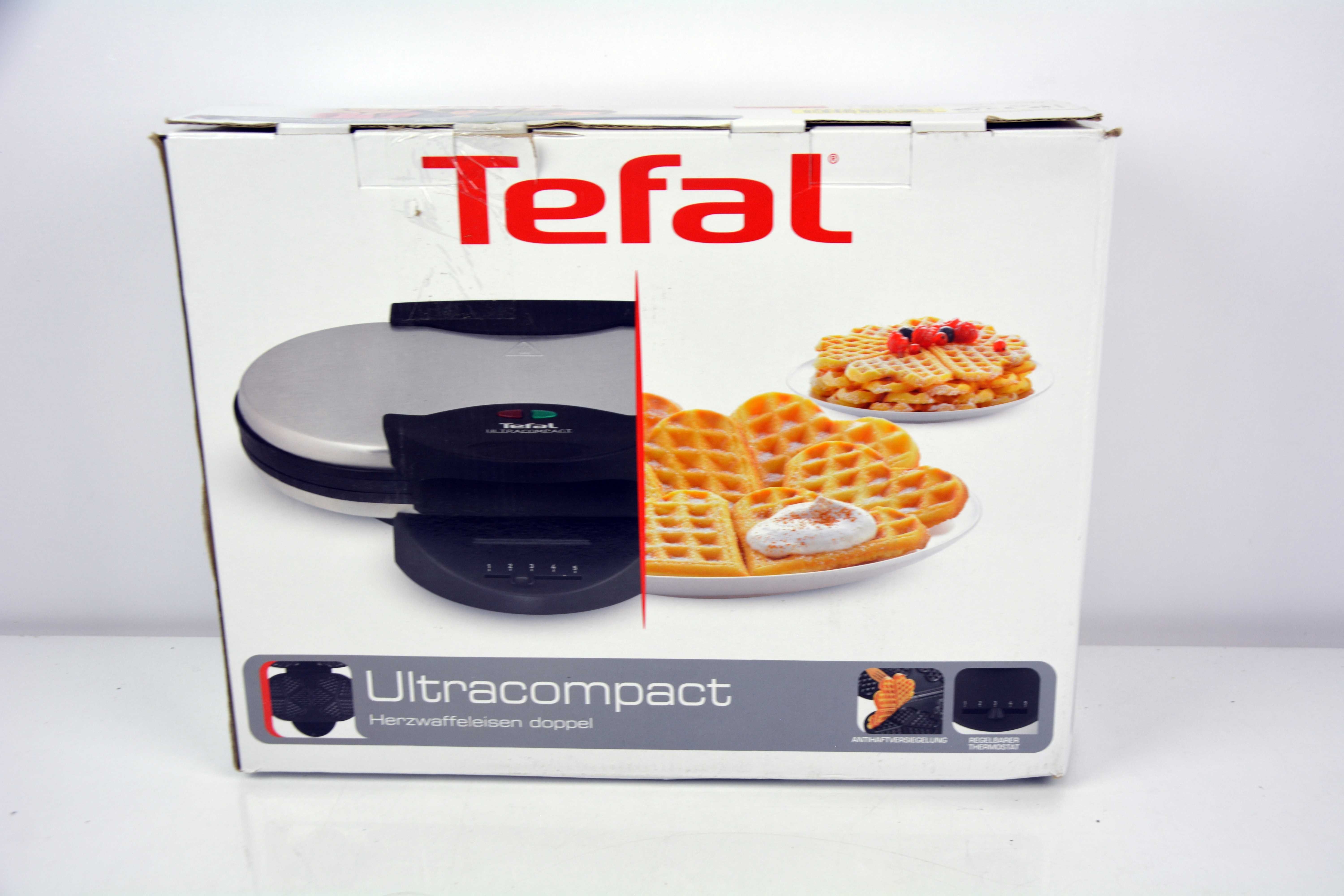 Gofrownica Tefal WM311D 1300 W srebrny/szary