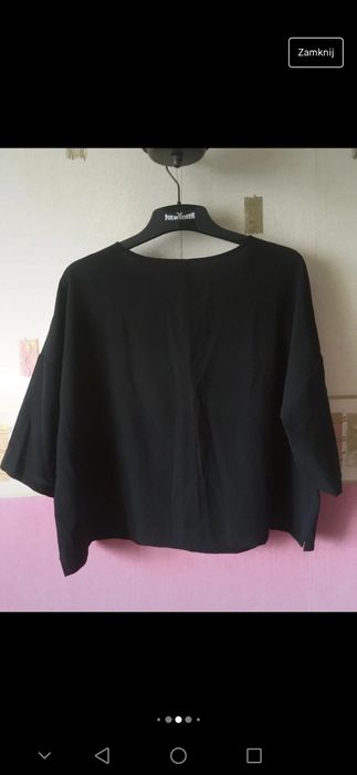 STRADIVARIUS Nowa Bluzka Koszula Bluzeczka Tłoczony Materiał. OVERSIZE