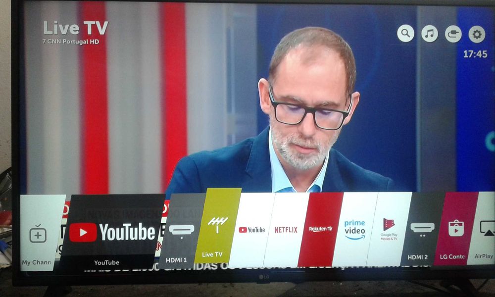 Vendo Smart TV 4K Led LG de 43 polegadas
