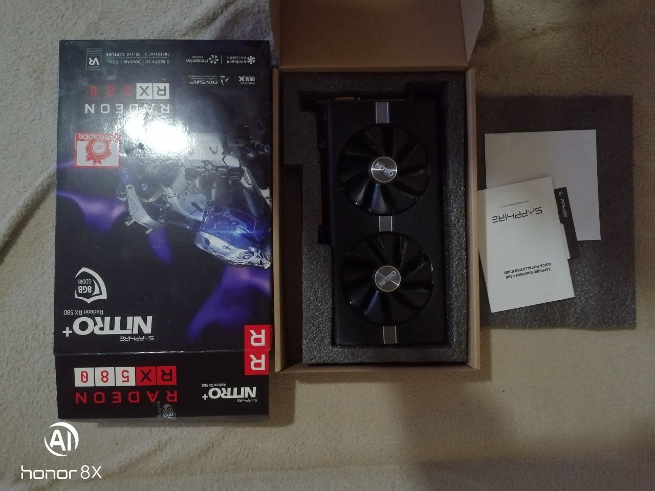 Відеокарта Radeon RX580 Saphire Nitro +