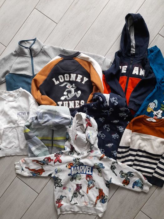 Ubranka chłopięce 92-110 smyk h&m
