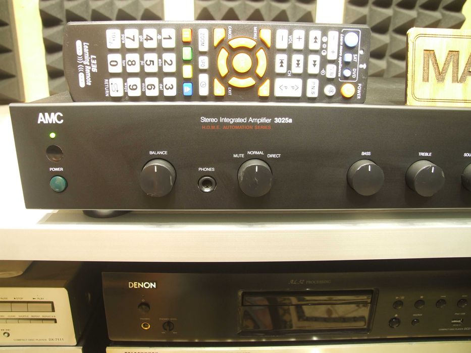 Підсилювач AMC 3025A. 2х45. ENGLAND. 4-16 Ом. Пульт. Без передплати