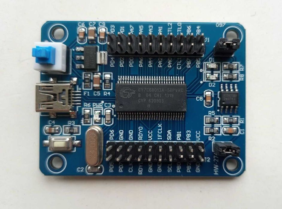 Логический анализатор микроконтроллер Cypress CY7C68013A EZ-USB FX2LP