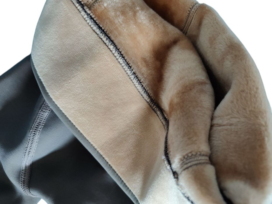 Ocieplane getry w środku futerko wyglądają jak rajtuzy wysmuklają r XS