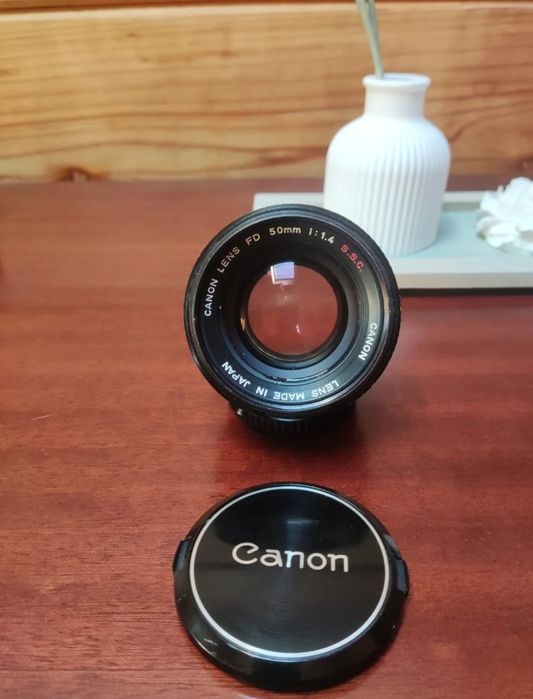 Lente Canon FD 50mm 1.4 SSC