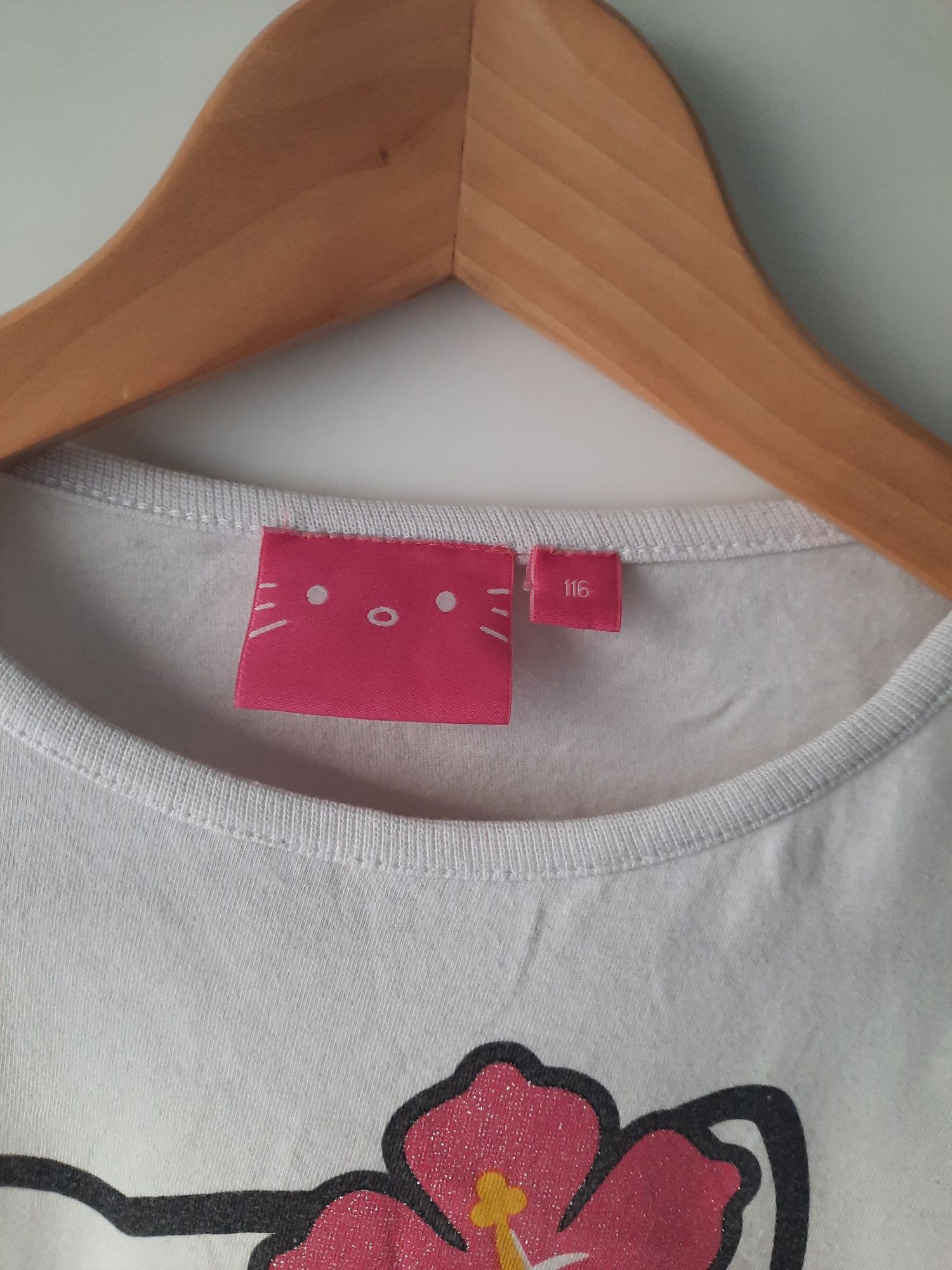 Koszulka T-shirt tunika dla dziewczynki Hello Kitty r. 116
