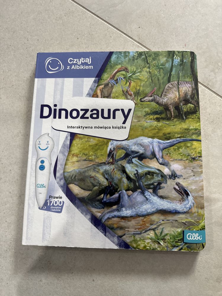 Zestaw ALBIK mówiący długopis-interaktywny GLOBUS,dinozaury,angielski