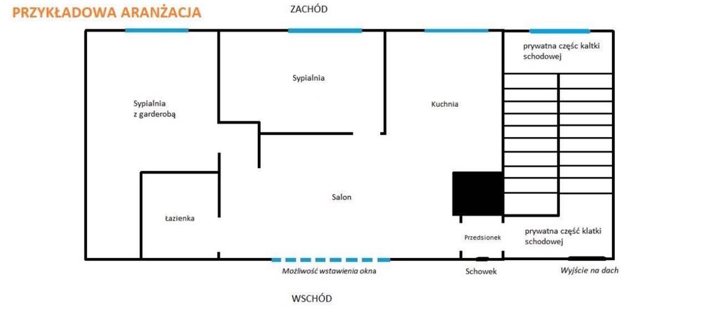 Okazja! Przestronne 50m2, 2 sypialnie, piekny widok, Kurdwanów