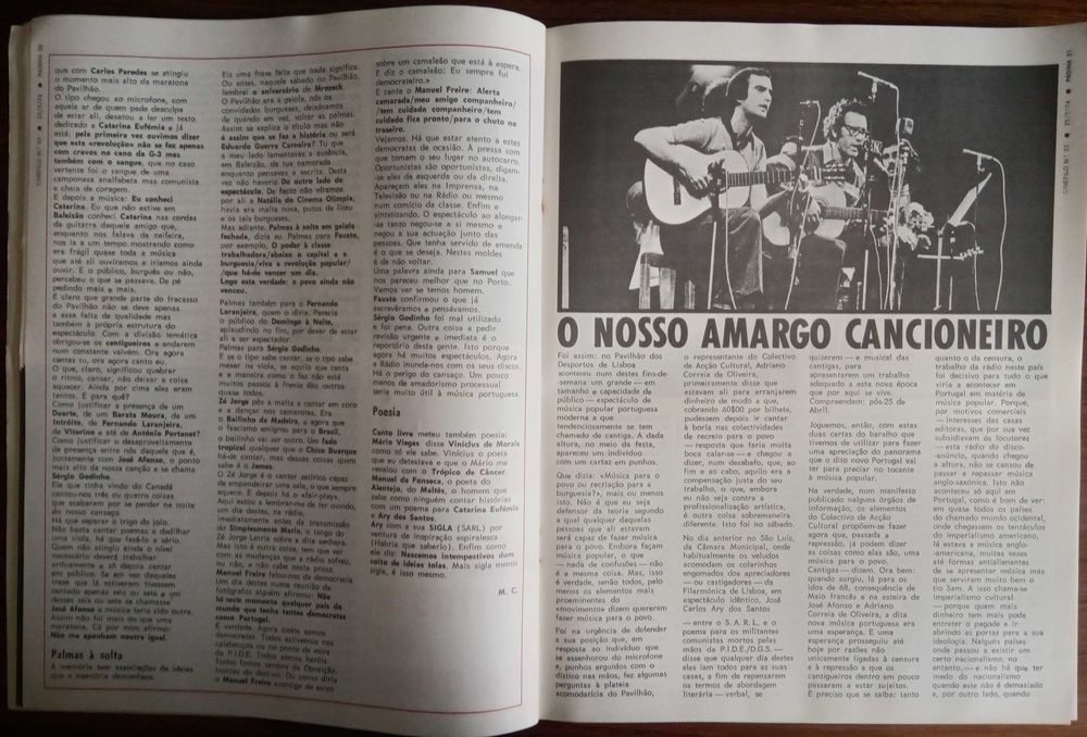 José Afonso	- - -		Cinéfilo	- - - - -	Revista