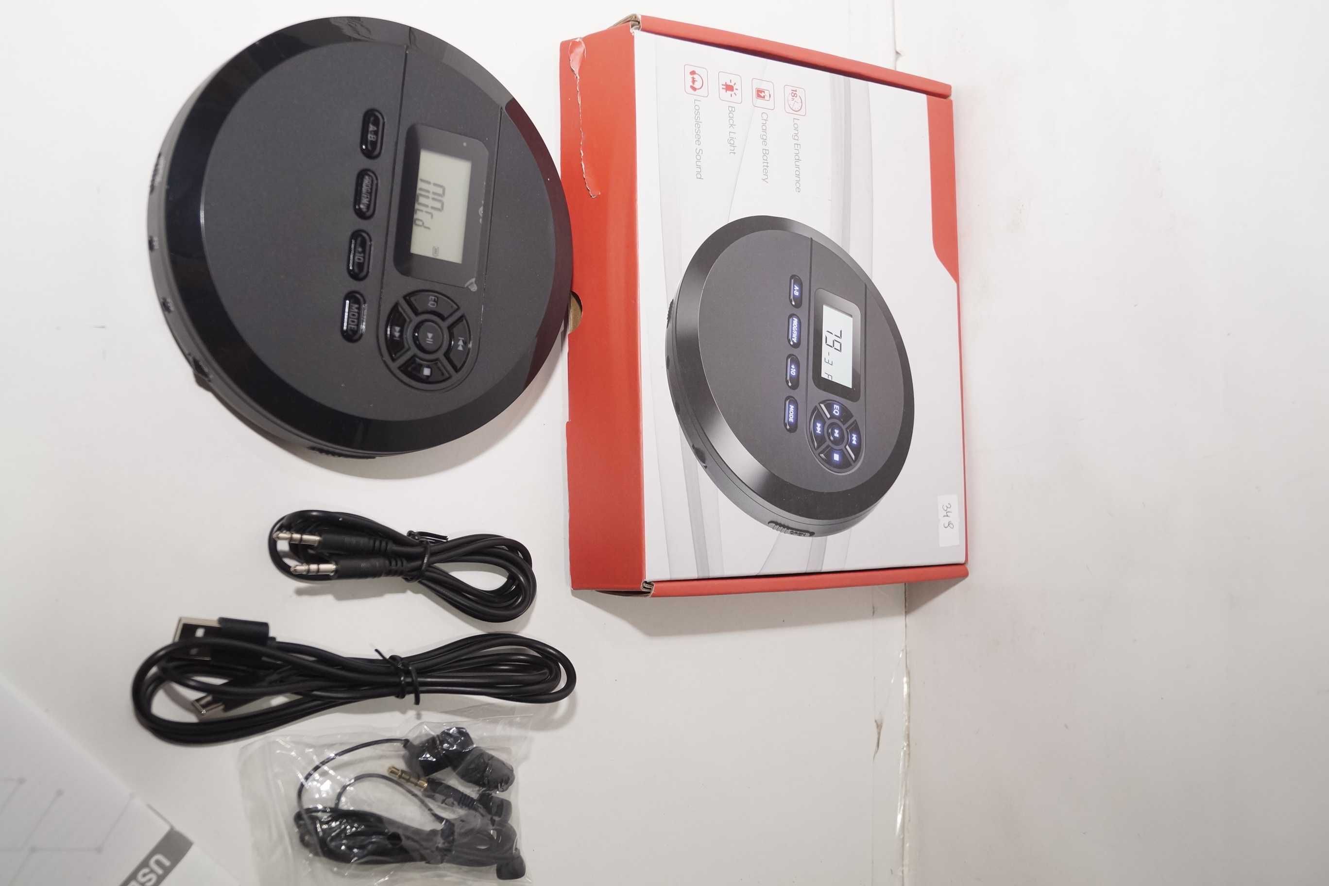 349 Discman przenośny odtwarzacz cd mp111b