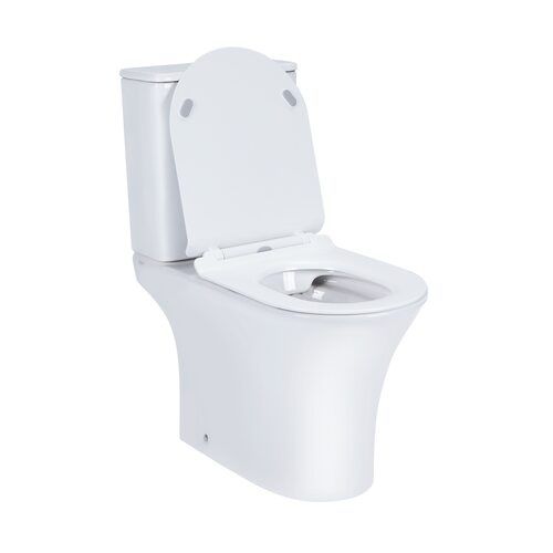 Унитаз компакт напольный Qtap Presto QT24221217AW с сиденьем Чехия сид