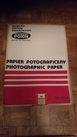 Papier fotograficzny Foton 30x40cm 10 arkuszy