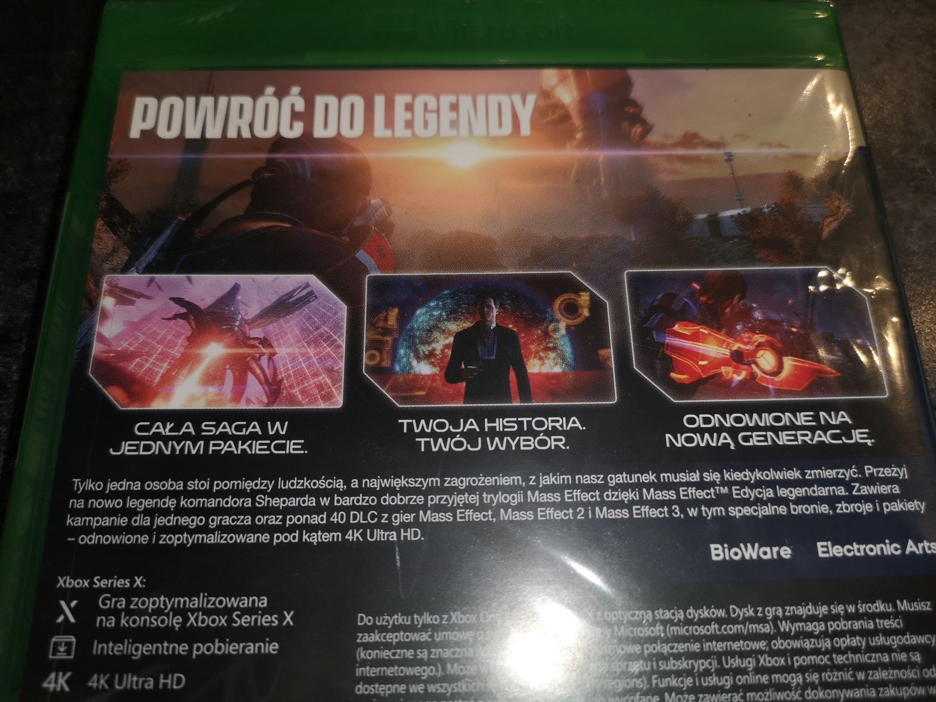 Mass Effect Edycja Legendarna XBOX ONE gra PL (nowa w folii) sklep