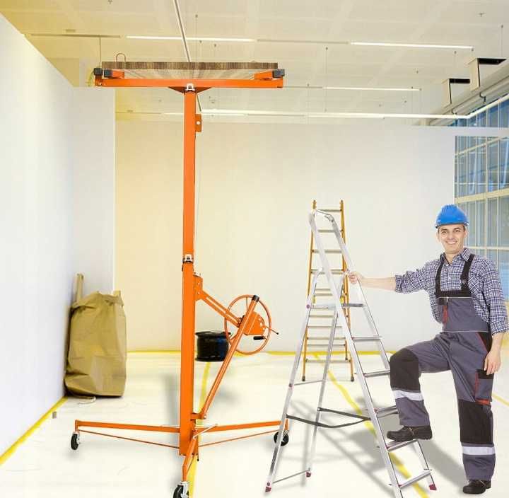 PODNOŚNIK WINDA DO płyt gipsowych kartonowych regips 3,5m nowy!