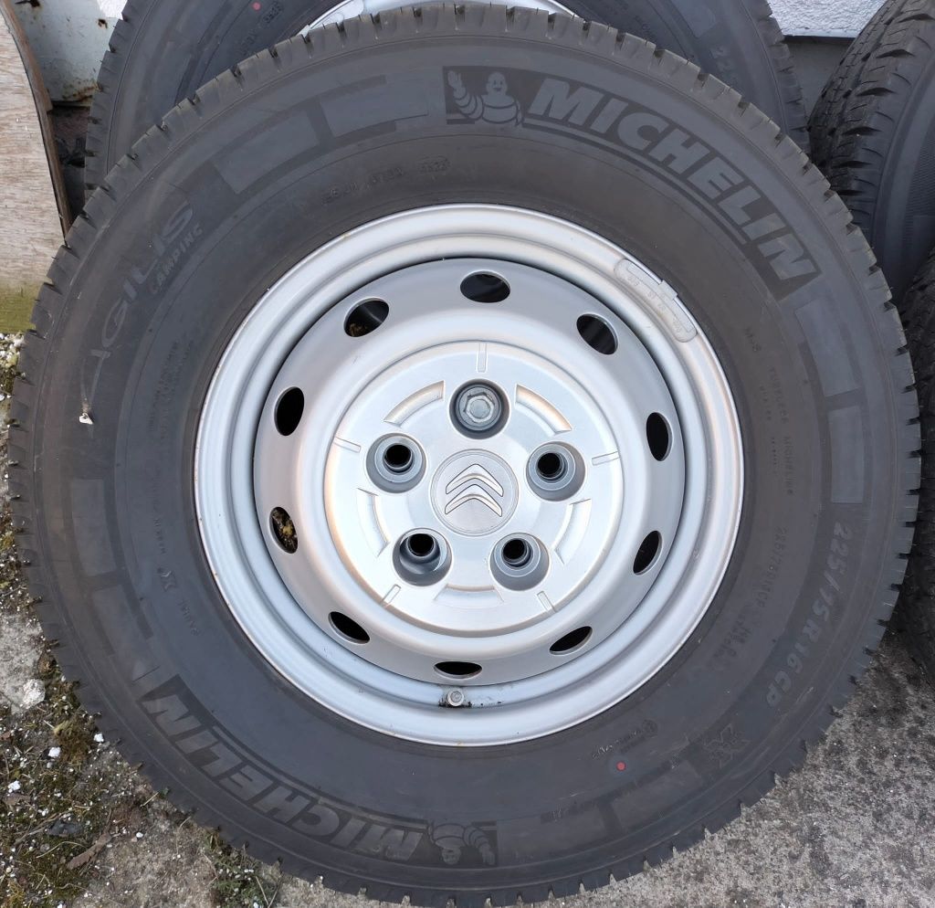 Felgi z oponami 6x16 ET68 5x130 Ducato Jumper Boxer Movano