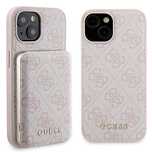 Zestaw etui Guess 4G Metal Logo na iPhone 15 + powerbank 5000mAh MagSa
