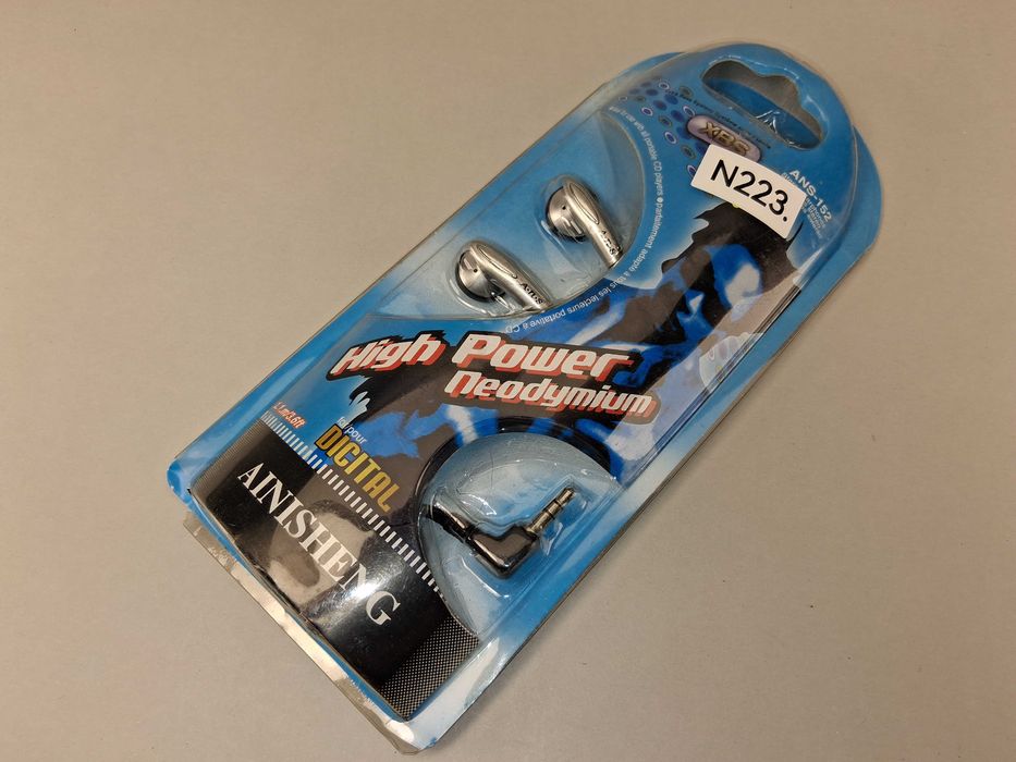 N223 Słuchawki Douszne ANS-152 AINISHENG High Power Neodymium