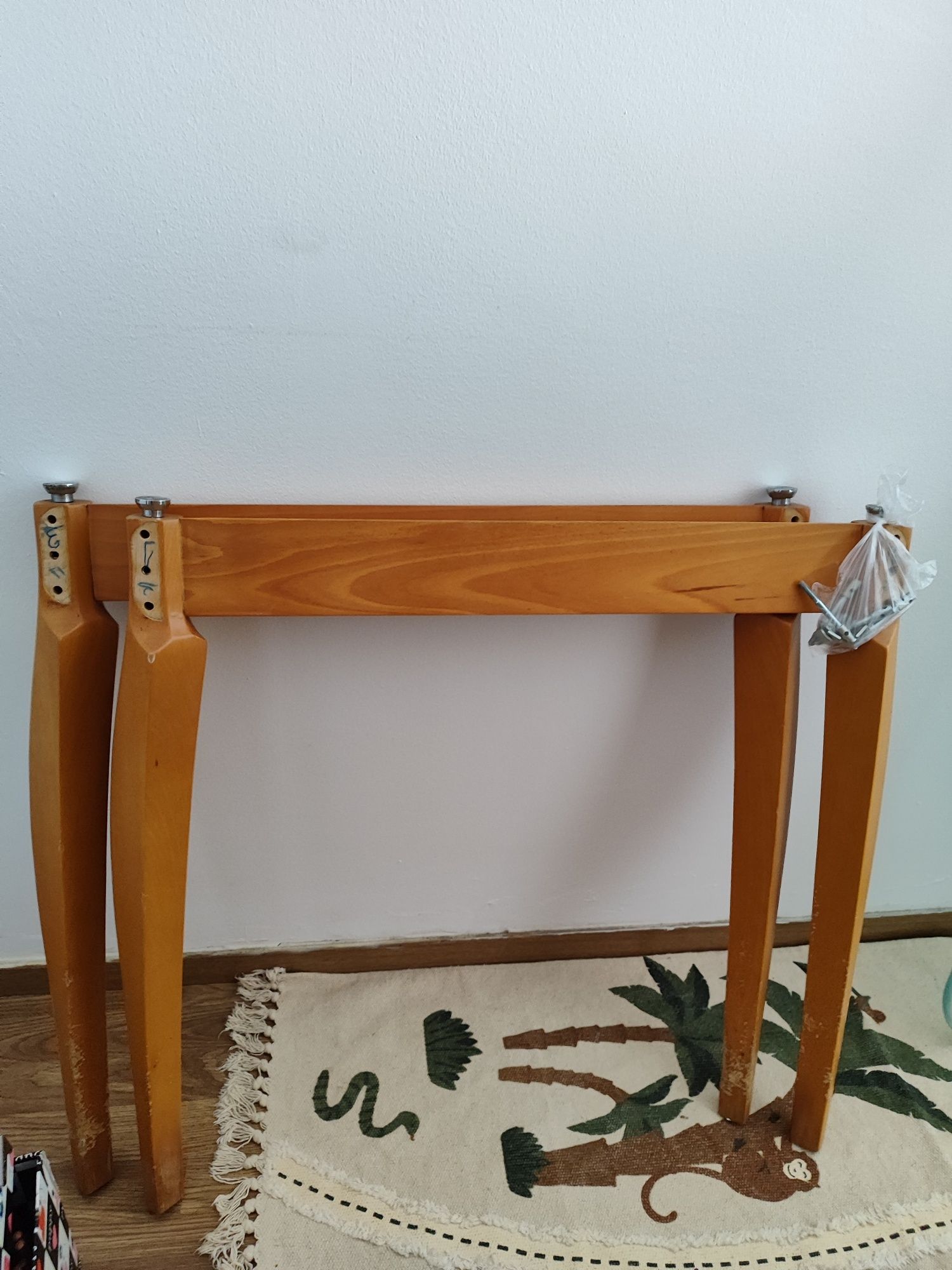 Mesa em vidro com 2 m
