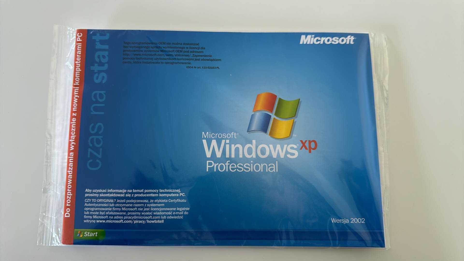 NOWY Zafoliowany Windows XP Professional OEM