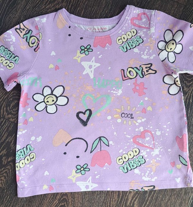 Футболочки, шорти, плаття для дівчинки 4-6р. NEXT,ZARA,H&M,GEORGE,Стіч