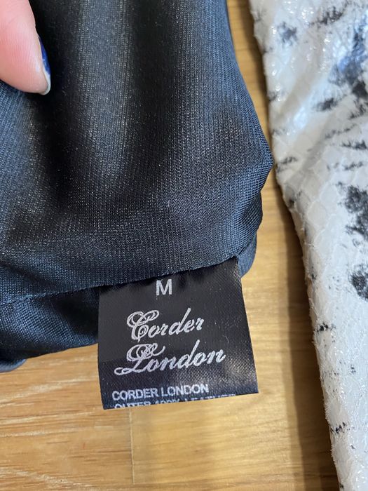 Rękawiczki długie skórzane, wąż