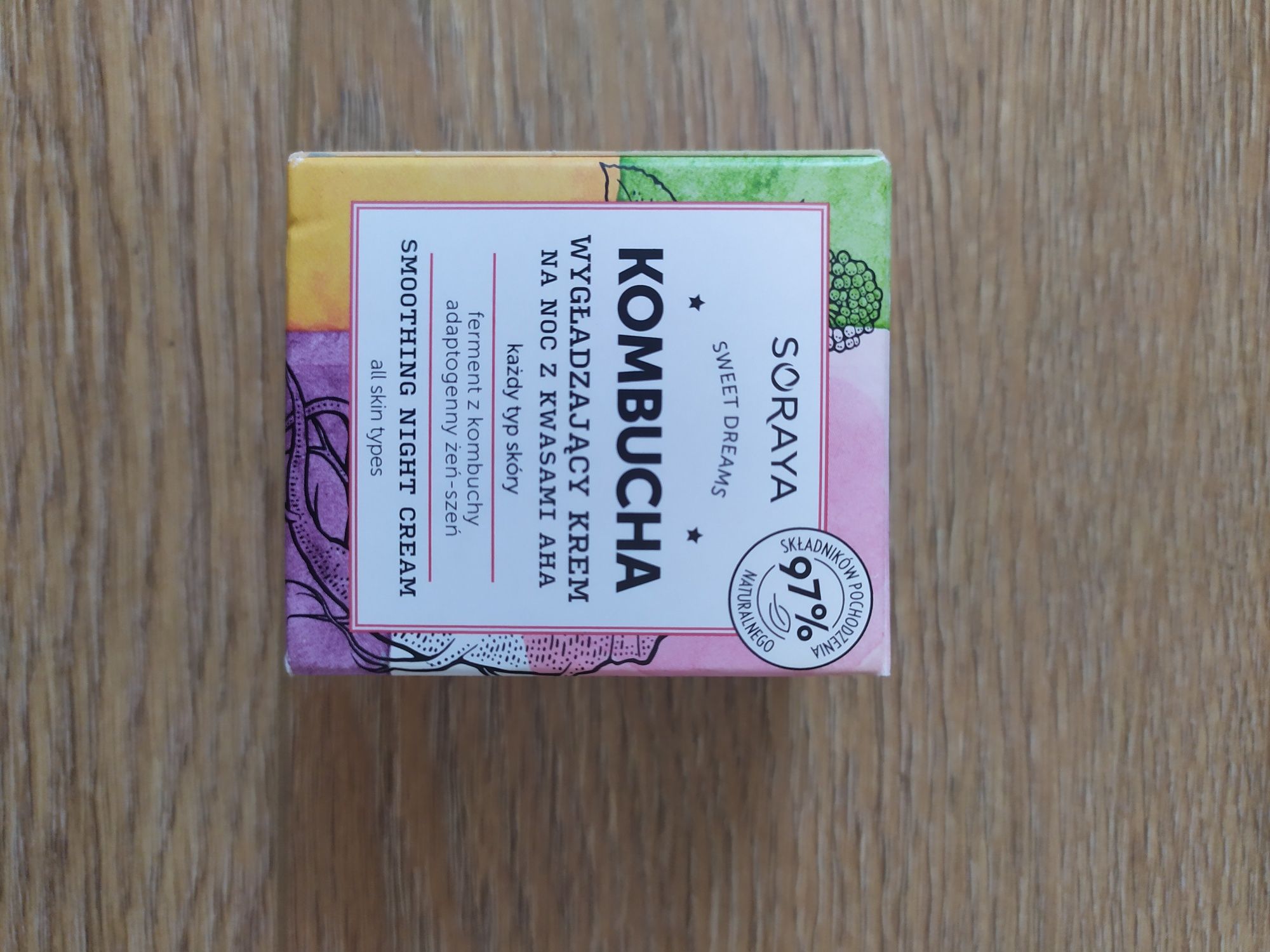 Krem na noc SORAYA Kombucha z kwasami AHA