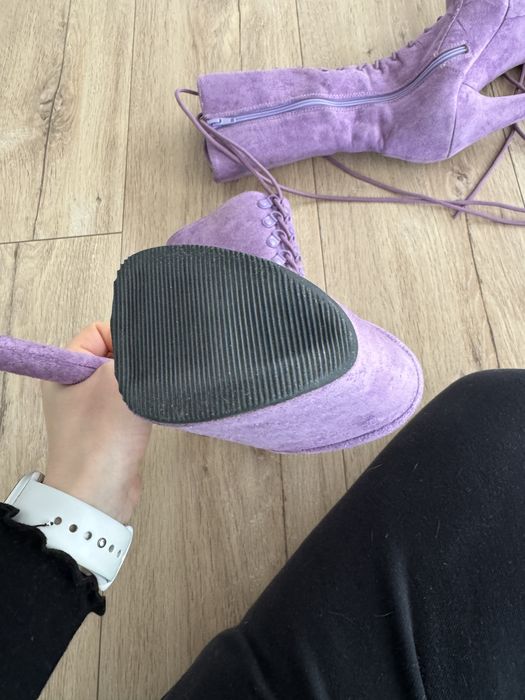 Стріпи Pleaser трійки замшеві 35р.