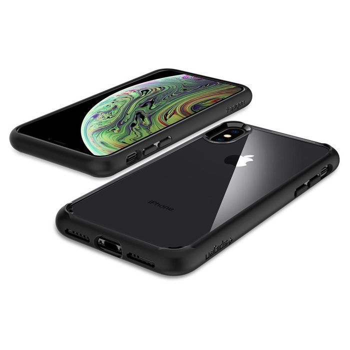 Etui Spigen Ultra Hybrid do iPhone X/Xs, Matowa Czarna