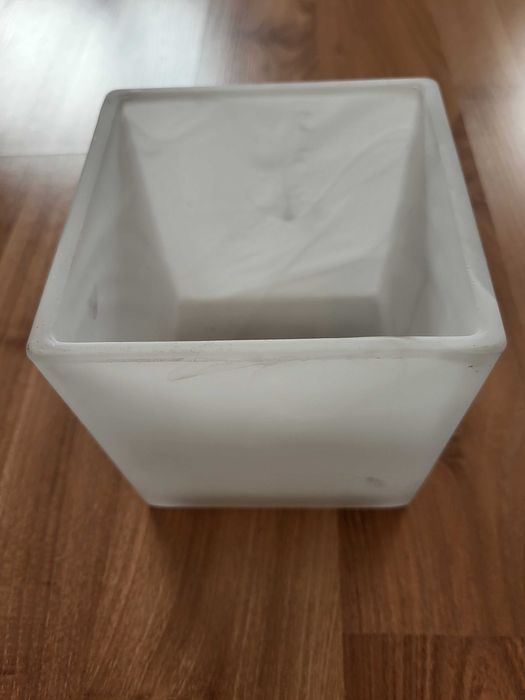 kwadratowy, szklany klosz