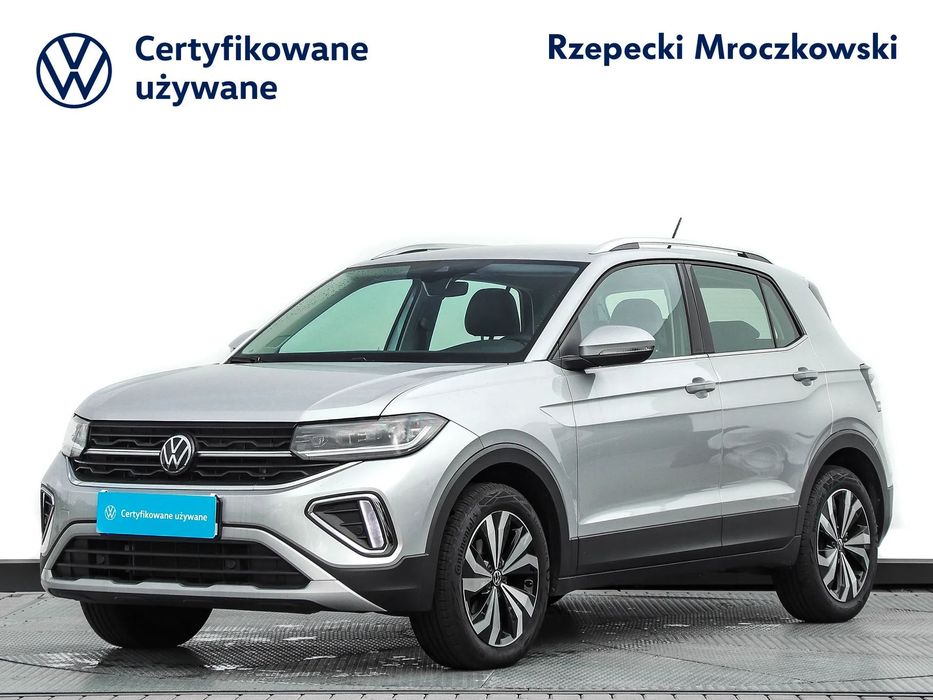 Volkswagen T-Cross 1.5 TSI 150KM Style DSG, Podgrzewane Fotele, Kamera Cofania, Autoalarm