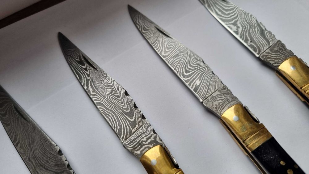 Scyzoryk wędkarski - stal Damasceńska ! Ręcznie robiony !!!