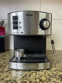 Máquina de Café Expresso Solac Manual CE4480 - Aço Inoxidável