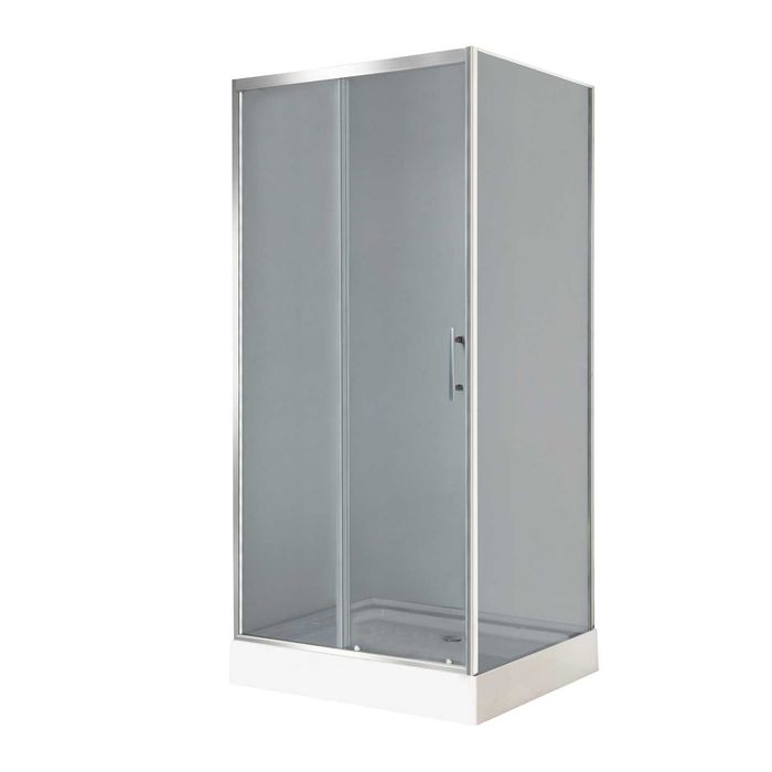 Душова кабіна прямокутна 110х80х205 або 110х90 з піддоном, скло 6мм