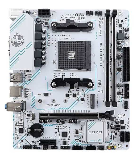 SOYO B450M / Ryzen 5 3600 / без озу