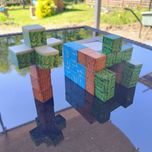 50 klocków klocki magnetyczne jak minecraft