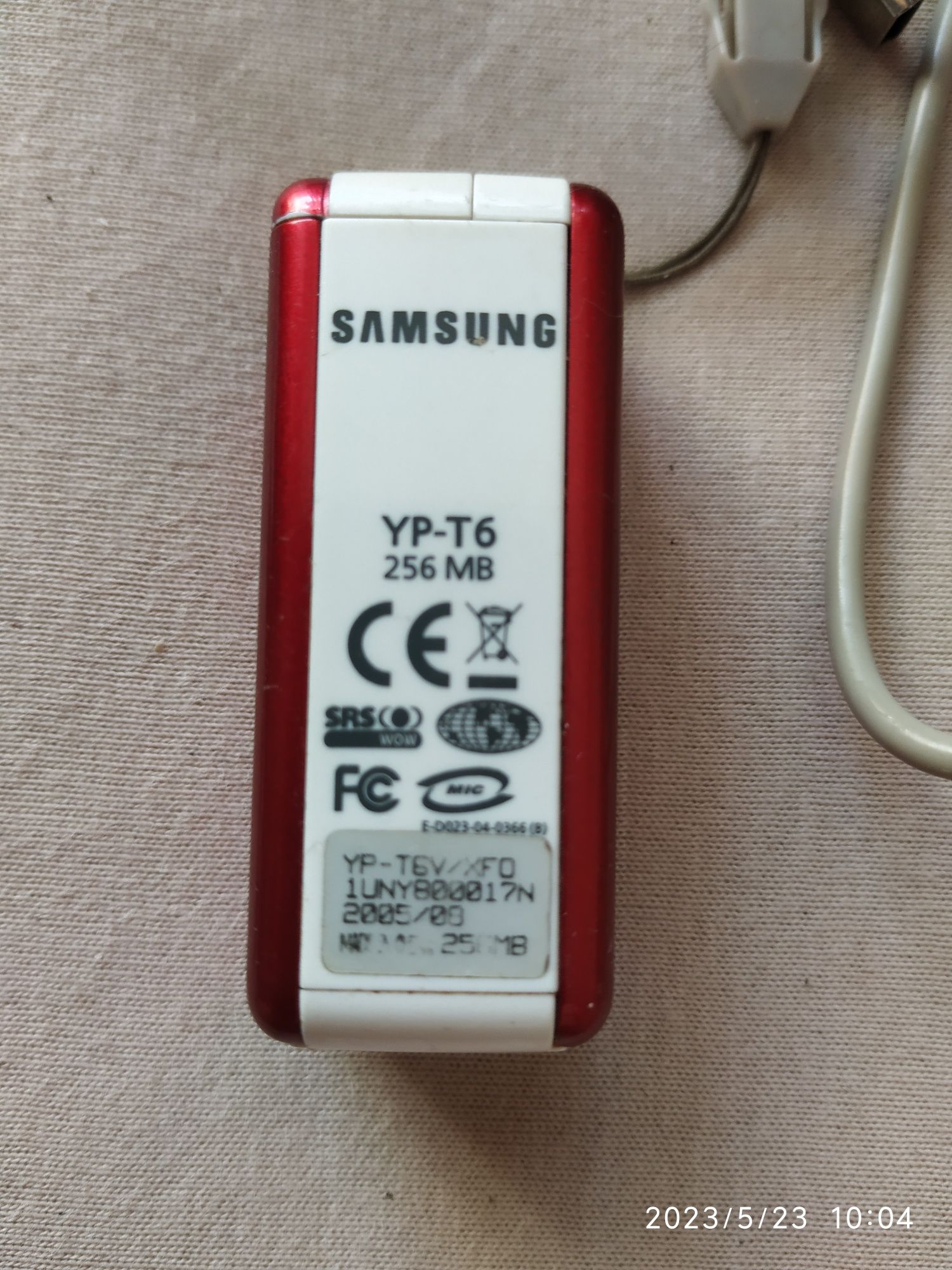 Плеер мр3 Samsung UP-T6