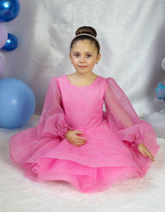 Рожева святкова сукня 122