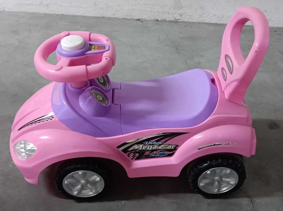 Carro andador rosa