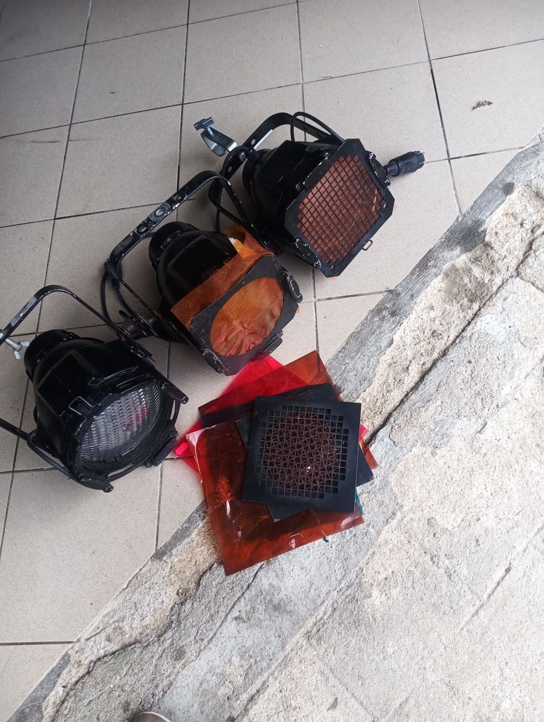 Conjunto de três focos