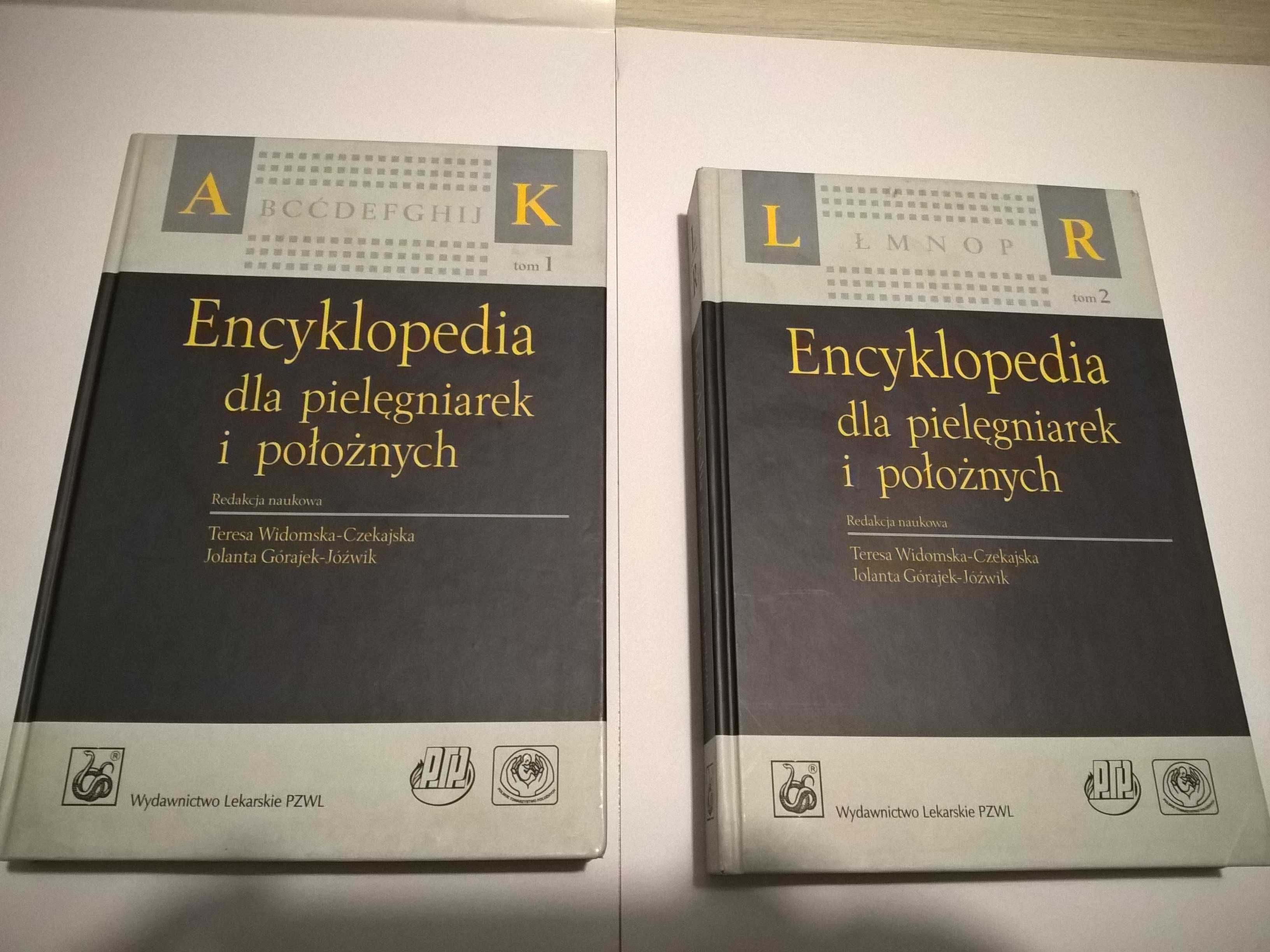 książki "Encyklopedia dla pielęgniarek i położnych". Tomy 1 i 2