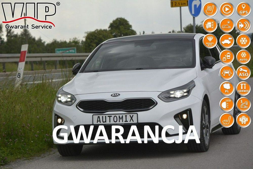 Kia ProCeed 1.6CRDI GTLine nawi hak doinwestowany gwarancja Android Auto skóra LED